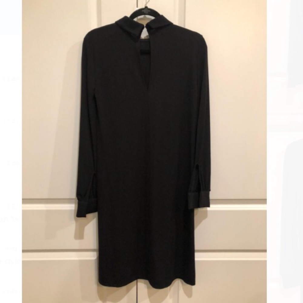 Zara Asymmetric Collar Dress - Midi - Picture 7 of 9